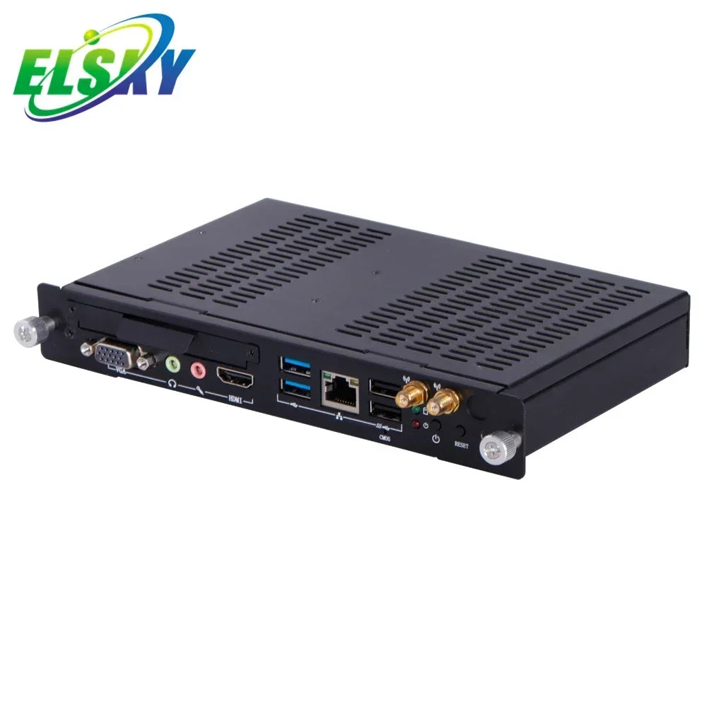 Hot Sale Cheap X86 Intel Dual Core i3 1.6GHz Skylake DDR3 BGA1356 processor RS232 Display Mini PC with OPS Card Slot OPS-9900