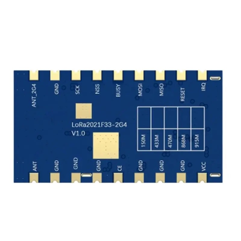 FULL-Lora2021f33-2G4 2W High-Power Lora Module Use LR2021 Sub-Ghz 150-470Mhz SPI Module,Wireless Module