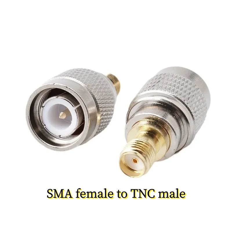 Coaxial RF Connector TNC to SMA Adapter SMA Male/Female to TNC Male/Female SMAKJ Made of Copper