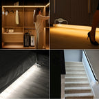 USB 5V LED Strip Light Waterproof SMD2835 With Sensitive PIR Motion Sensor Delay Time Adjustable For Kitchen Bedroom Corridor