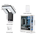 1~2Pack Solar Lights Outdoor Foldable 3 Modes LED Light Motion Sensor Waterproof Wall Lamps for Fence Yard Garden Garage