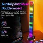 4D Upgrade Atmosphere RGBIC PickUp LED Bar Recharge 4-Side Shine Music Rhythm BLE App Control for PC Gaming Desktop Car Decor
