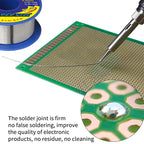 MECHANIC 60g Soldering Wire Double Rosin Core Flux SX-862 183℃ Melting Point 0.3-1.8mm High Purity Environmental Tin Wire Tools