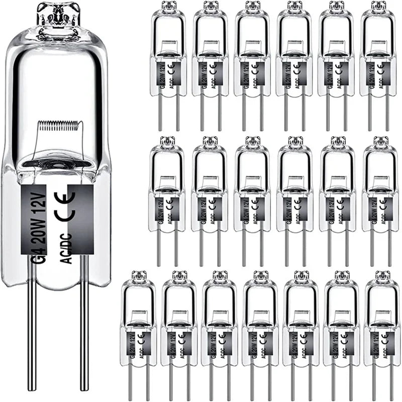 5/10/20/50PCS G4 12V 10W 20W LED Lamp Bulbs Inserted Beads Crystal Lamp Halogen Bulb Eco Halogen Light Bulbs Capsule