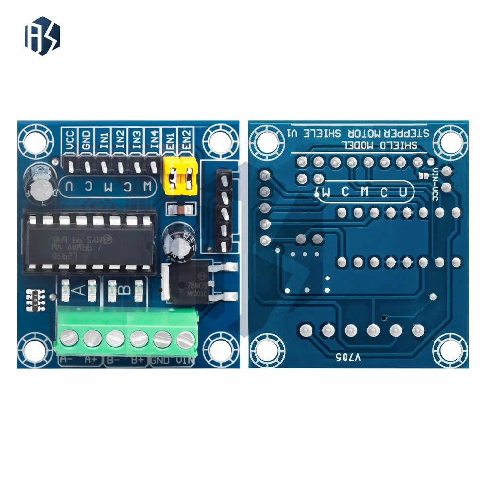 Mini 4-Channel Motor Driver Shield (L293D Module): High-Voltage Current Expansion for Arduino UNO/MEGA 2560