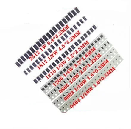 100pcs/lot   SMD Chip  Resistor  0805  10K   100K 1K  100R  10R  1R  0R-10M  Ohm  5%