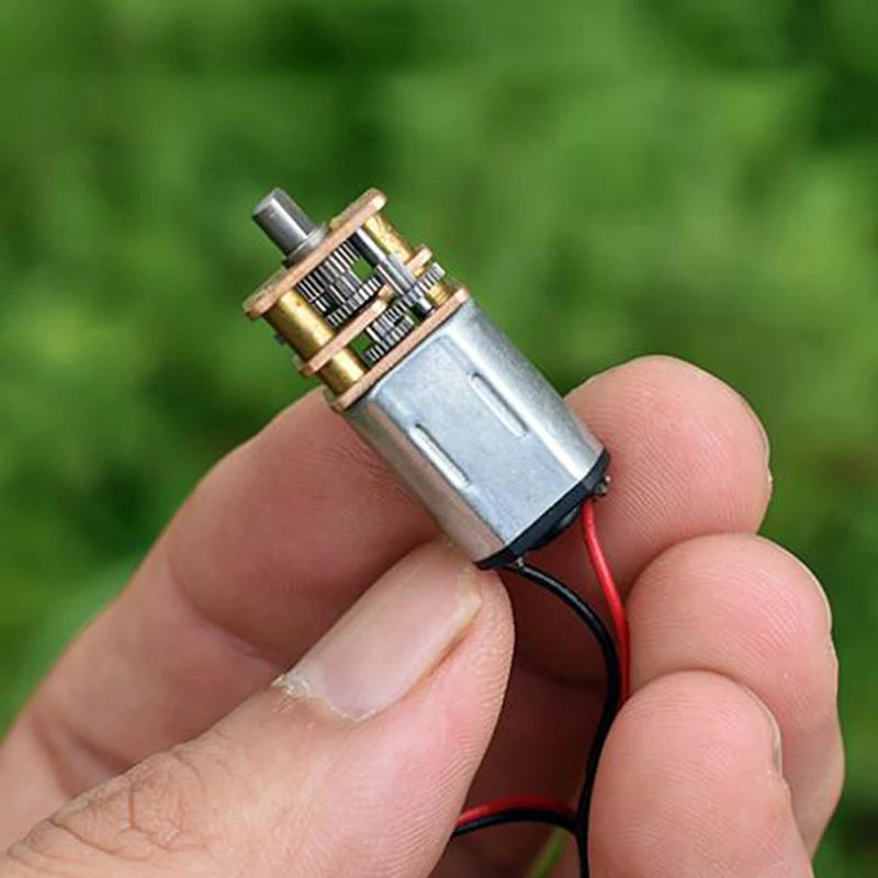 【AD】1pcs DC3V-6V 5V 28RPM Slow Speed Reducer Micro Mini N20 Full Metal Gearbox Gear Motor