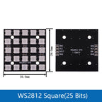 5V 1Bit 3 4Bit 7 8Bit 9 12Bit 16Bit 24Bit 32Bit 64 Bits WS2812 5050 RGB LED Ring Lamp Light + Integrated Drivers For Arduino Diy