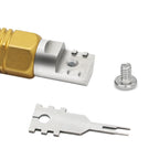 Double headed detachable terminal pin extraction tool suitable for AMP Metri Pack  Molex connectors, and General Motors repair