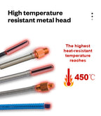 BLV® PT1000 Thermistor M3 M4 Bear 3x15mm PT1000 Pro High Temperature Resistance 450℃ For Rapido Hotend Dragon Hotend