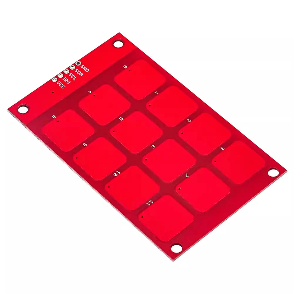 MPR121 Capacitive Touch Sensor Module I2C Interface Capacitive Touch Keypad 12 Buttons Sensor Keys Keyboard Keys for Arduino