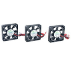 ACP5010 50x50x10mm Axial Cooling Fan 2-Pin DC 5V/12V/24V 50mm for Power Supply Charger Frequency Converter - Computer Case Fans
