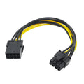 PCIe 6pin to 6 2 pin PCI 8pin Adapter Splitter Power Extension Cable,Power Supply PCI-e 6-pin to 8-pin for PCI Express GPU