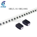 50PCS SMD TVS DIODE SMBJ26A SMBJ28A SMBJ30A SMBJ33A SMBJ36A SMBJ40A SMBJ43A SMBJ45A SMBJ48A SMBJ51A 600W SMB(DO-214AA)
