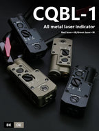 CQBL-1 Laser Aiming IR/Red/Green Dot Laser Indicator Momentary Constant Quick Opening With Scout Light Connect Mount For 20MM