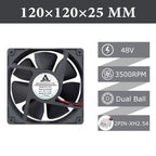 Gdstime 120mm USB PC Fan 5V 12V 24V 48V 12cm DC Brushless Cooling Fan 12025 2PIN 3PIN 4PIN Ball Computer Case Fan Waterproof Fan