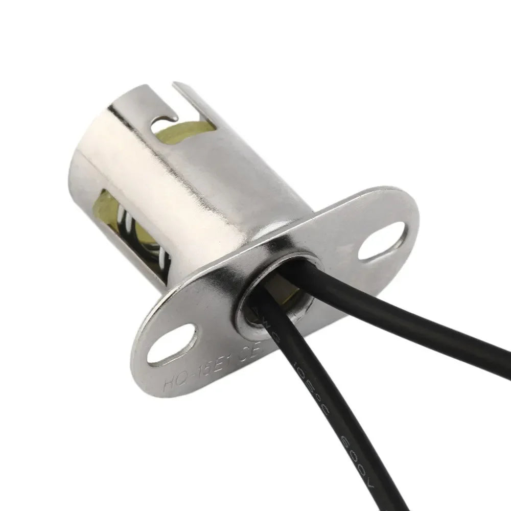 2pcs 1157 BA15D BAY15D 1156 BA15S 4pcs BA9S Auto Car Turn Signal LED Light Bulb Wire Adapter Lamp Socket Holder