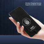 Protable Thin Wireless Charging Receiver Type C Magnetic Suction Dual Purpose Wireless Charging Receiver Wireless Charging Patch