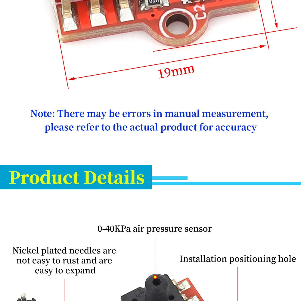 HX710B digital atmospheric pressure sensor module 0-40KPa liquid flow sensor module water level controller board Arduino