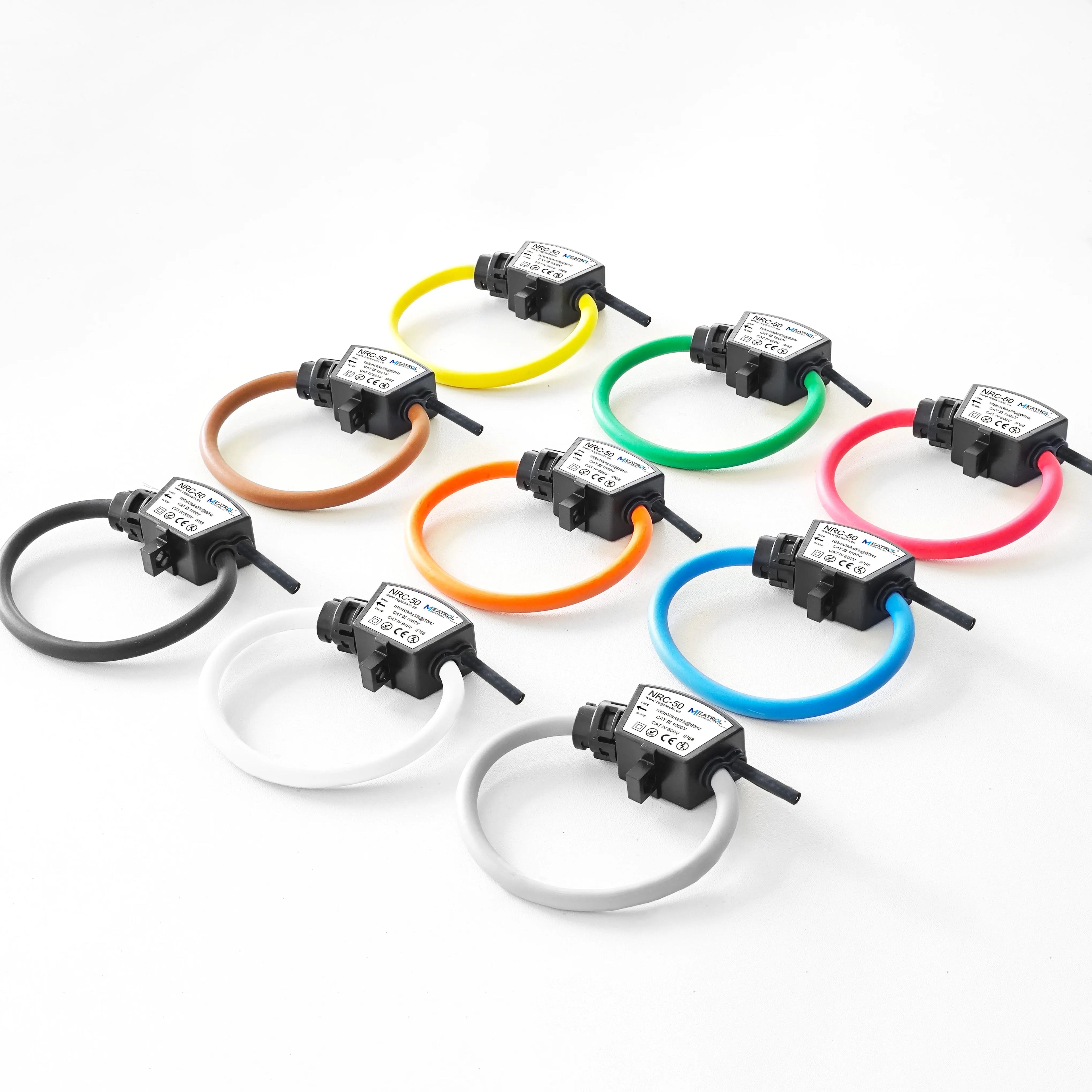 Rogowski Coil NRC-60 NRC-100 NRC-150 NRC-200 High Accuracy 0.5% Flexible Current Clamp Rogowski Coil 1PCS