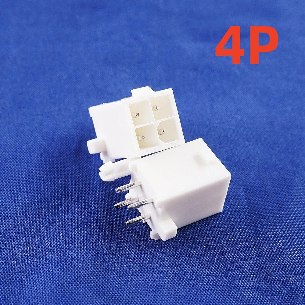 5 50pcs Pitch 4.14 mm PCB Male Header 2 3 4 6 8 9 10 12 15 16 Pin 0.163' Straight Through Hole Cross Mini Universal Mate-N-Lok