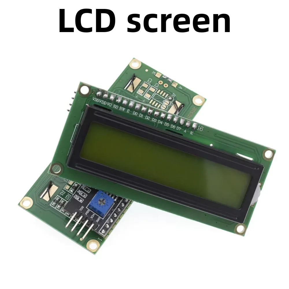 1PCS,1602 I2C LCD Module Blue / Yellow Green Screen 16x2 Character LCD Display 5V PCF8574 PCF8574T IIC Adapter Llate for Arduino