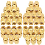5/20Pcs Golden SMA Male Female Plug RF Coaxial Socket Straight Adapter SMA Connector with Screw Thread