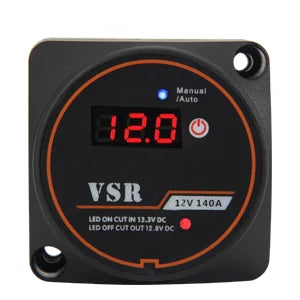 DaierTek Smart Dual Battery Smart Isolator 12V 140A Digital Voltage Sensitive Relay VSR Split Charge For Camper Car RV