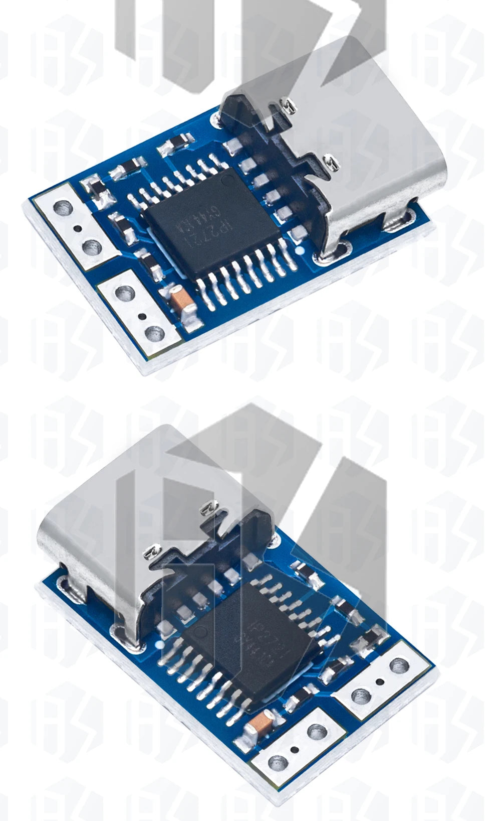 DC004-PD USB-C Trigger Module (PD3.0/PPS/QC4+) - 3-21V 5A Programmable Decoy with 100W E-Marker Cable for Laptop Power Banks