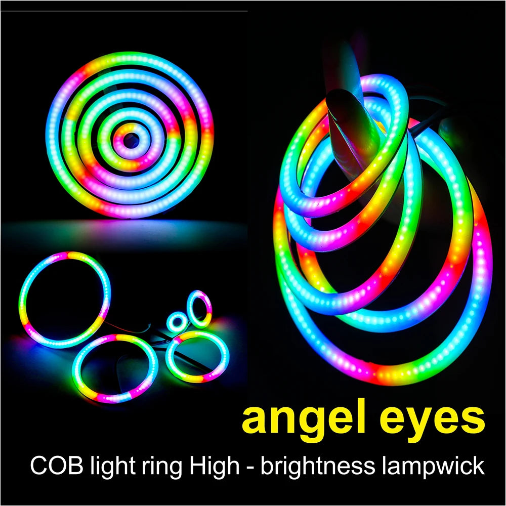 WS2812B LED Pixel Ring 18/36/54/72/90Leds Individually Addressable WS2811 Built-in IC Smart DC5V Rgb FCOB PCB