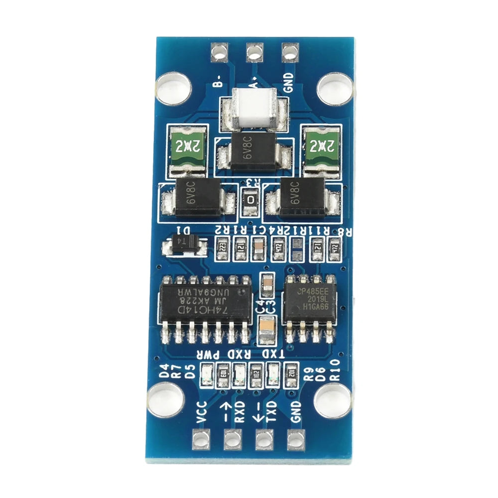 DC3.3V/5V TTL to RS485 Interconversion Module Serial Level Conversion Board Serial Hardware Auto Flow Control 74HC14+SP485 Chip