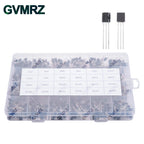 840PCS 24Values TO-92 Transistor Assortment Kit 2N2222 S8050 BC547 Box for Electronics DIY Projects
