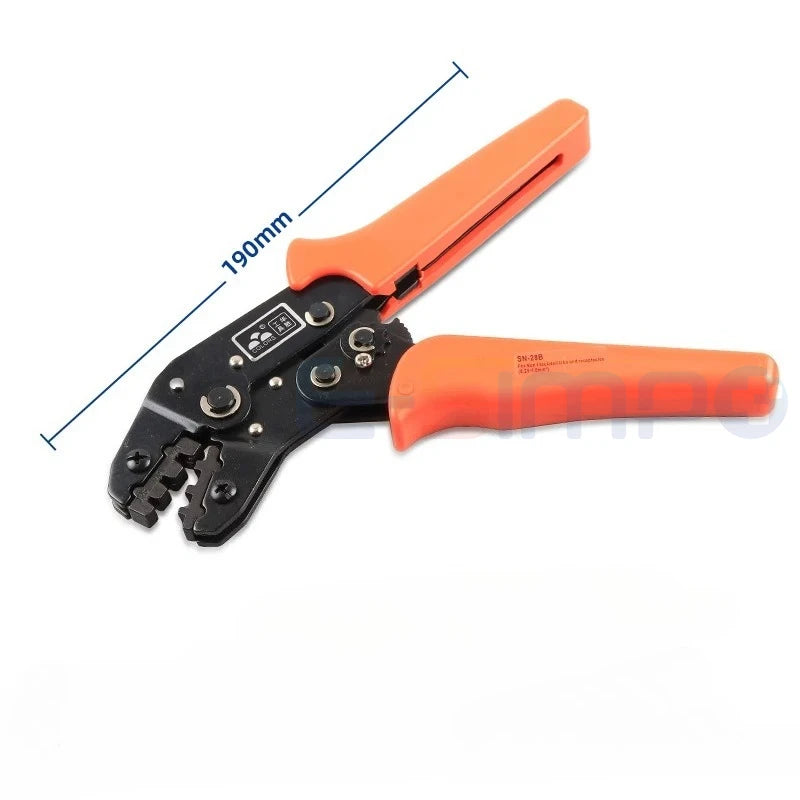 SN-28B JST Dupont Crimping Pliers Tool 0.1-1mm² 28-18AWG 2.54mm Dupont Cable Jumper Wire Pin Header Housing Terminals Clamp Kit