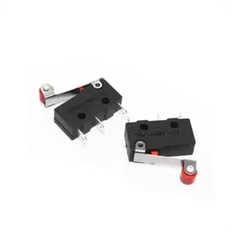 10pcs Mini Micro Switch 3Pin With Roller Limit Switch KW11-3Z KW12-N