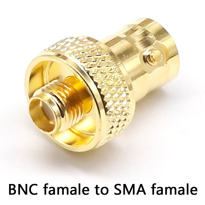 BNC female to SMA female disc BNC/SMA-KK is suitable for Motorola walkie-talkie antenna adapter