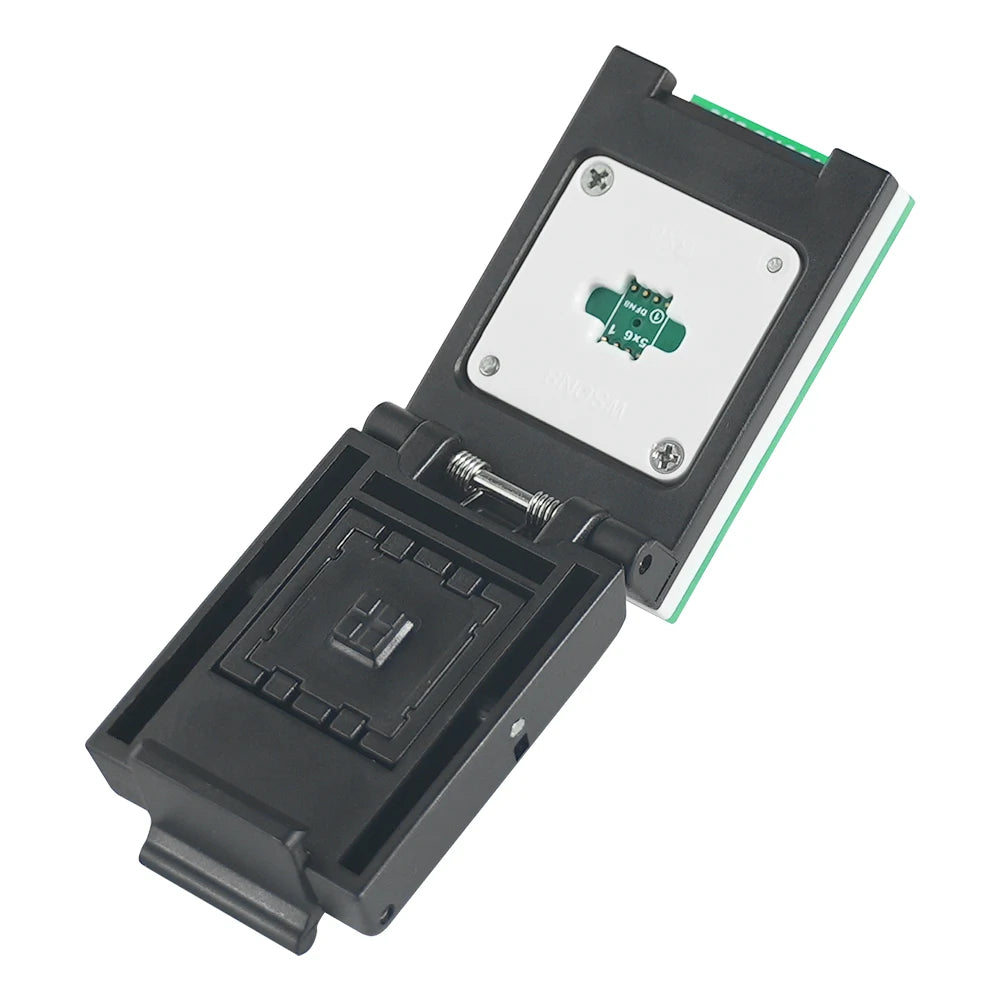 Universal Adapter IC Socket for SPI NAND NOR Flash MLF8 MLP8 SON8 Original QFN8 WSON8 DFN8 5*6/6*8 with High-end Spring Probe