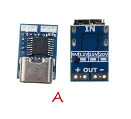 1pcs USB - C PD Trigger Board Module Fast Charge USB Type - C to 9V 12V 15V 20V High Speed Charger Power Delivery Boost Module