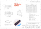 5/20 Pcs Pitch 2.5 MM 8 Positions Female Blade Socket Receptacle Male Header Battery Connector Right Angle Through Holes 7A