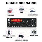 2*3W 6W Amplifier 5V MP3 Decoder Board Bluetooth 5.0 Stereo Audio DIY Car MP3 Player FM Radio TF USB 6.5mm Mic jack Record Call