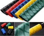 5 Colors Anti-Slip PE Heat Shrink Tubing ID:15-50mm Flexible Grip Sleeve for Tool Handle Wire Repair DIY Protection Kit