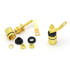 5-10pcs Amplifier Speaker Terminal Gold Plated Binding Post Banana Plug Socket Connector Suitable for 4mm Banana Plugs