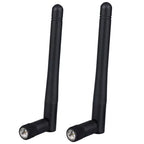2PCS 2.4GHz Folded  Bluetooth ZigBee Antenna 3dBi with U.FL I-P-E-X-1 to SMA Connector 15cm For ESP8266 ESP32 WiFi Module