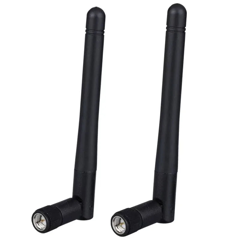 2PCS 2.4GHz Folded  Bluetooth ZigBee Antenna 3dBi with U.FL I-P-E-X-1 to SMA Connector 15cm For ESP8266 ESP32 WiFi Module