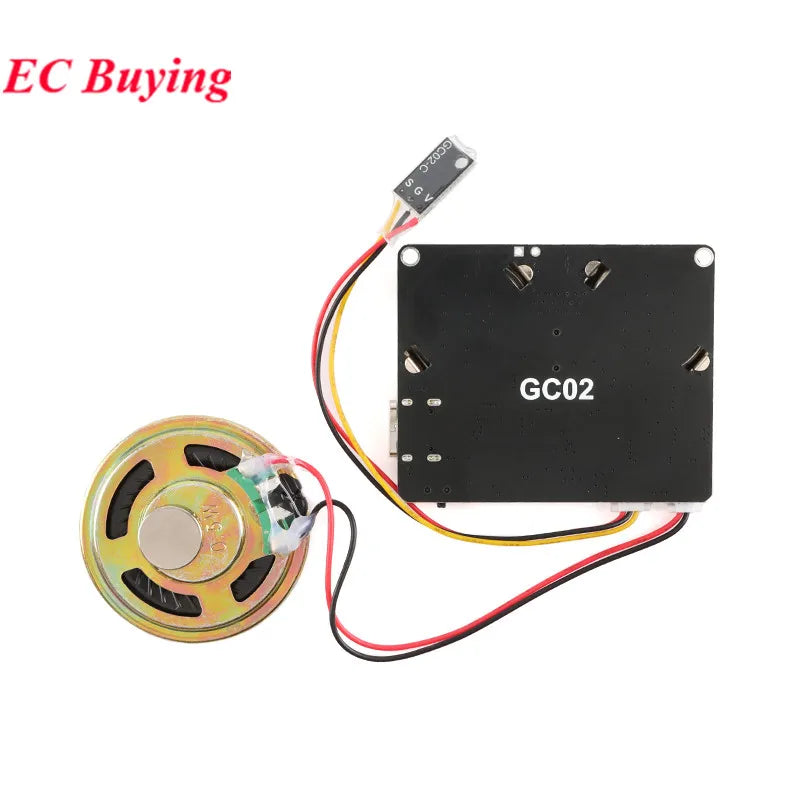 8M Magnetic Control Recordable Sound Module for Recording Greeting Card USB Charge MP3 Download Voice Play Board DIY Gifts Music