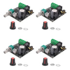 4X PAM8610 Dual Channel DC 12V HD Pure Digital Audio Stereo Amplifier Board Class D 15W X 2 High Power Amplifier Module