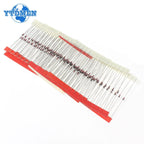 140pcs 1/2W Zener Diode Kit 0.5W DO-35 3.3V-30V 14Values Each 10pcs DIY Sample Assortment Set