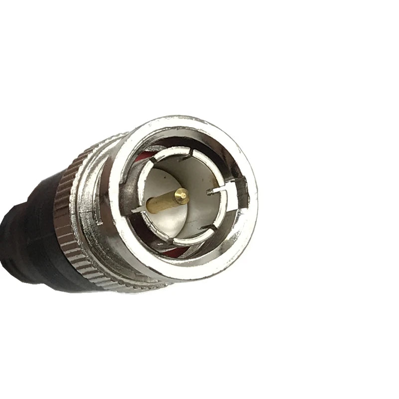 Tinned Copper BNC/Q9 Connector Cable Surveillance Camera Adapter 75 Ohm Video Cable