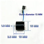 15mm Inner Rotor Brushless Motor with Hall Sensor, High-Speed Neodymium Magnet Micro 3-Phase BLDC Motor for RC Servo
