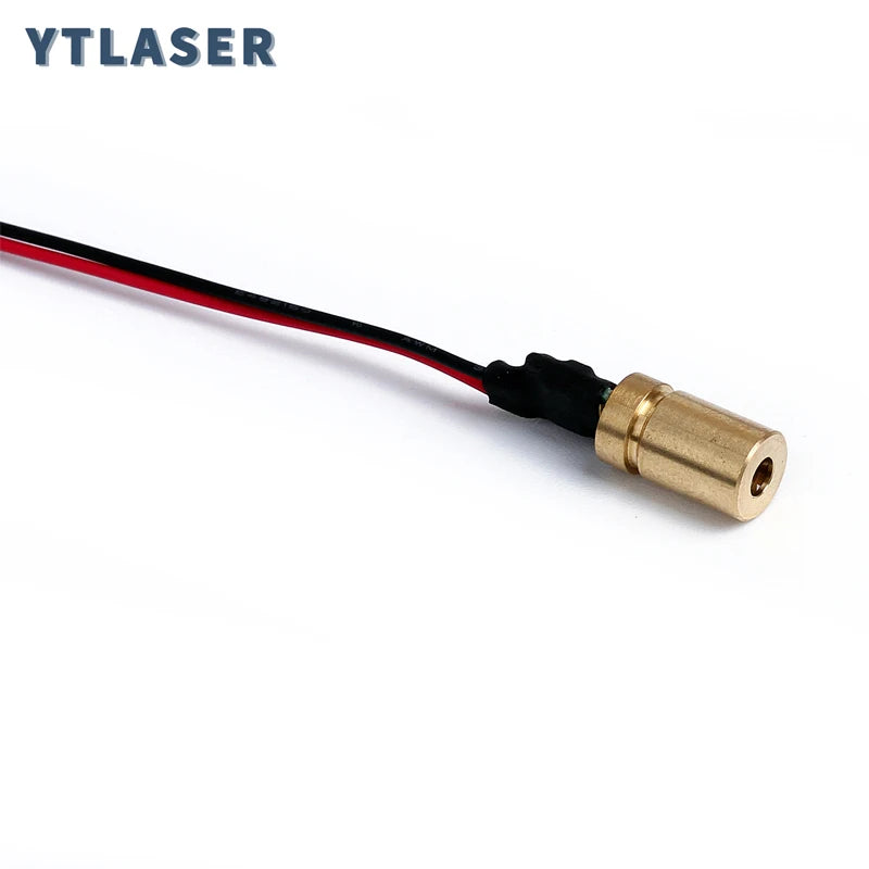 D6X13mm 635nm 1MW 5MW 10MW Adjustable Focus Laser Module Red Line/Cross Line Copper Laser Positioning Lamp Laser Diode