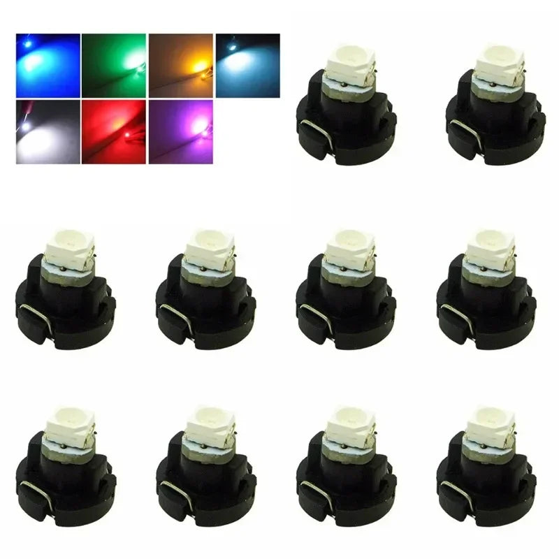 10pcs T3 T4.2 T4.7 1SMD LED low consumption high bright long life bulb NEO wedge instrument panel control light